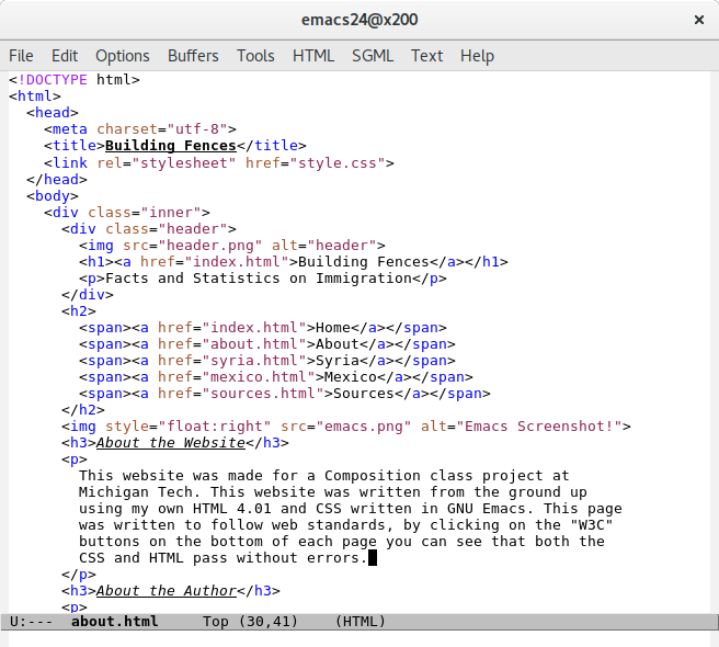 Emacs Screenshot!